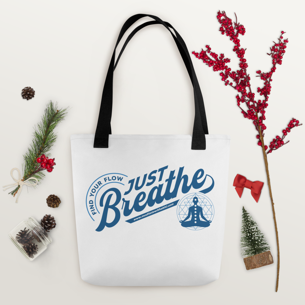 Just Breathe, Find Your Flow - Tote bag