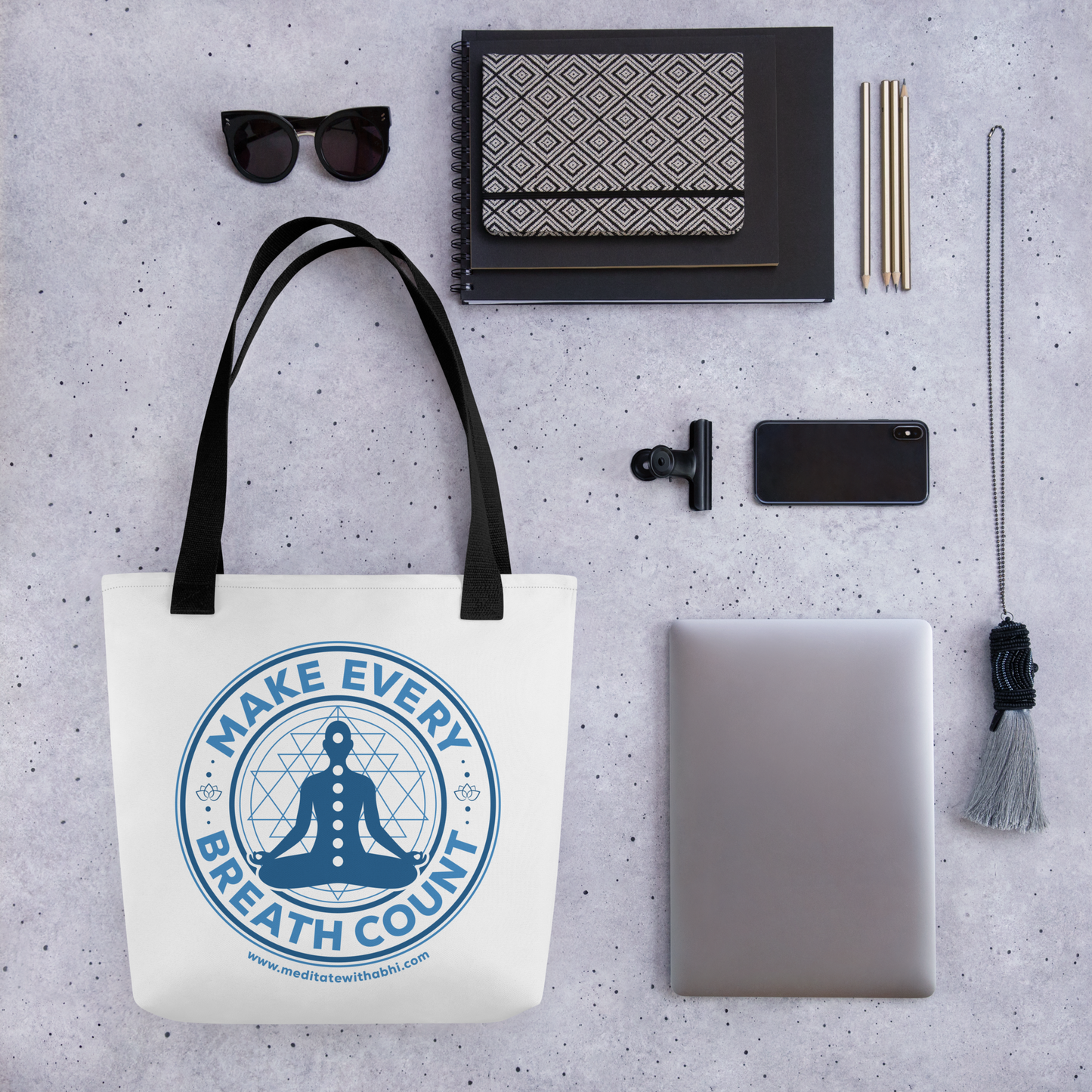 Make Every Breath Count - Tote bag