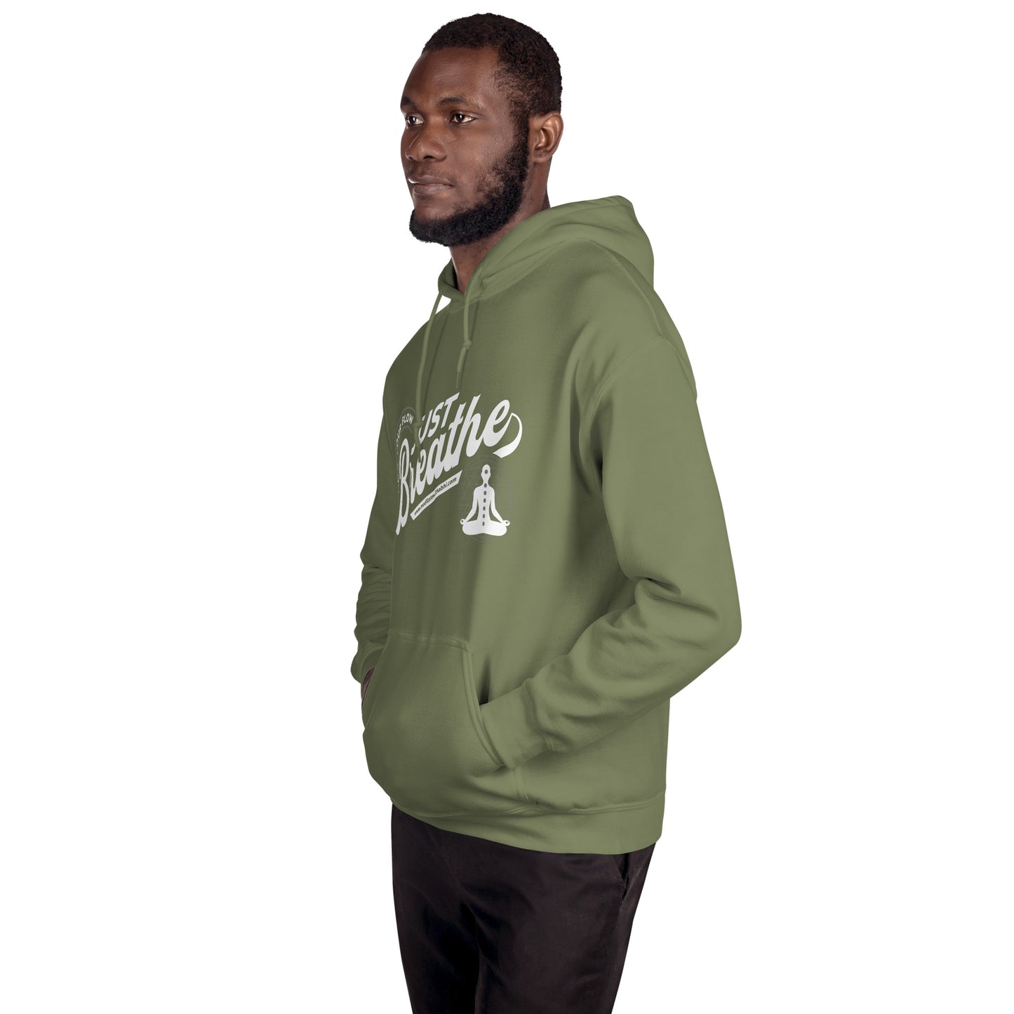 Just Breathe, Find Your Flow - Unisex Hoodie