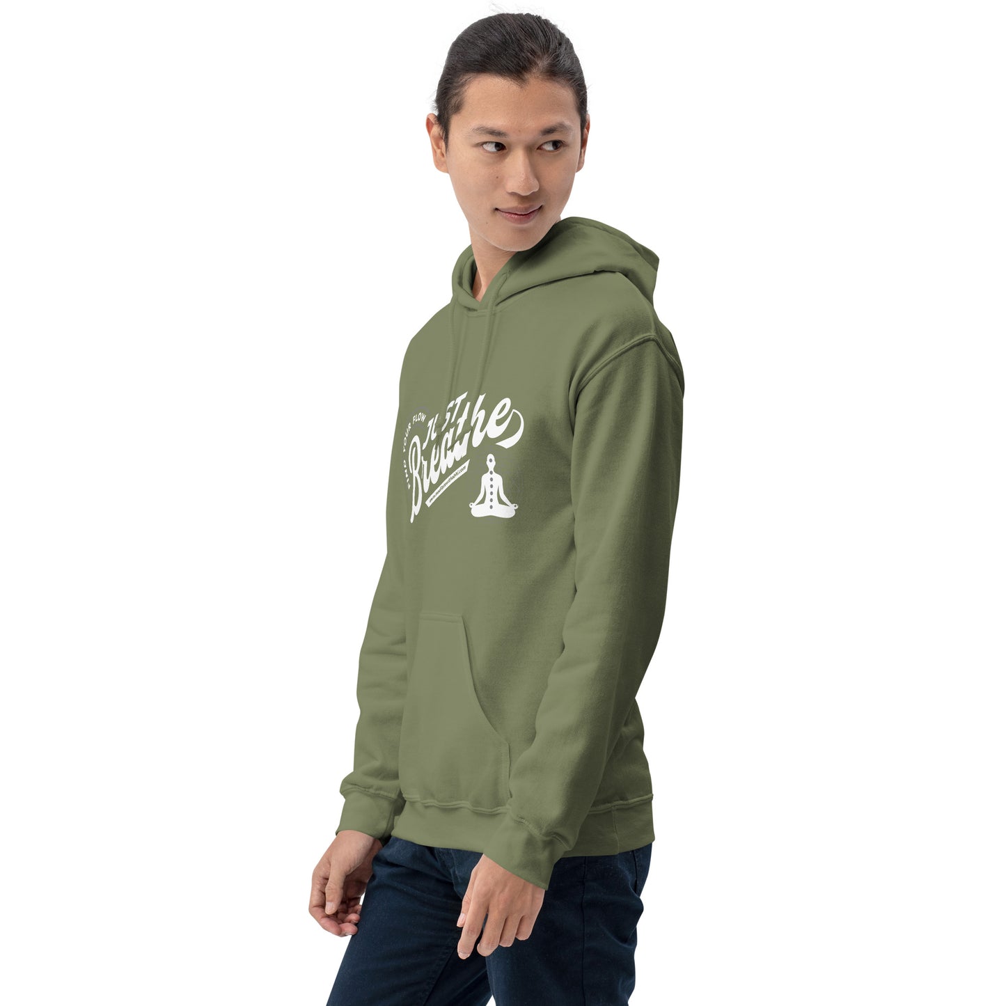 Just Breathe, Find Your Flow - Unisex Hoodie