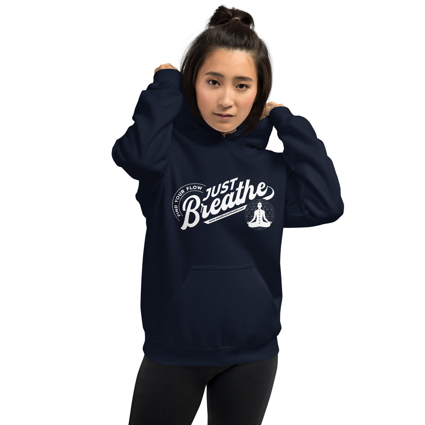 Just Breathe, Find Your Flow - Unisex Hoodie