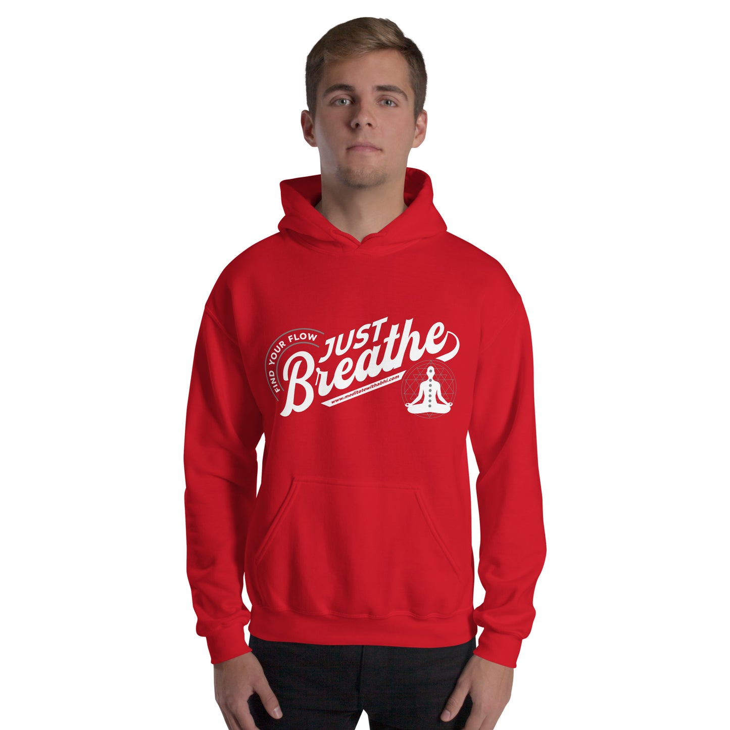 Just Breathe, Find Your Flow - Unisex Hoodie