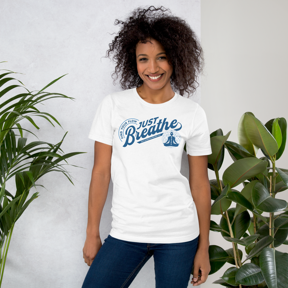 Just Breathe, Find Your Flow - Unisex t-shirt