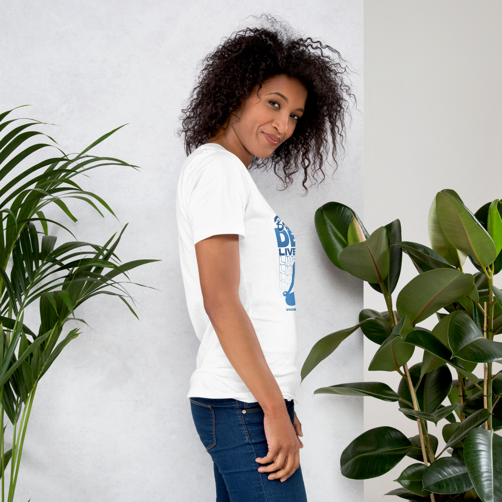 Breathe Deep, Live Free - Unisex t-shirt