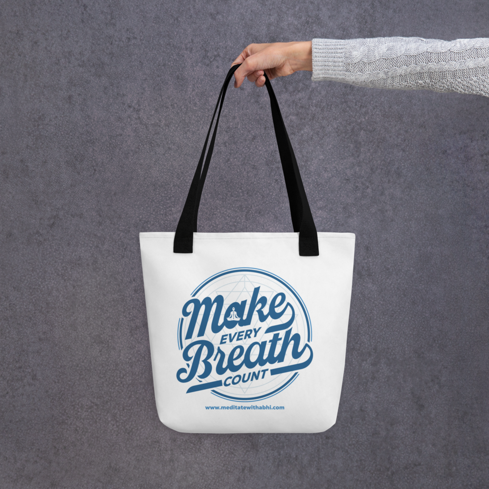 Make Every Breath Count - Tote bag