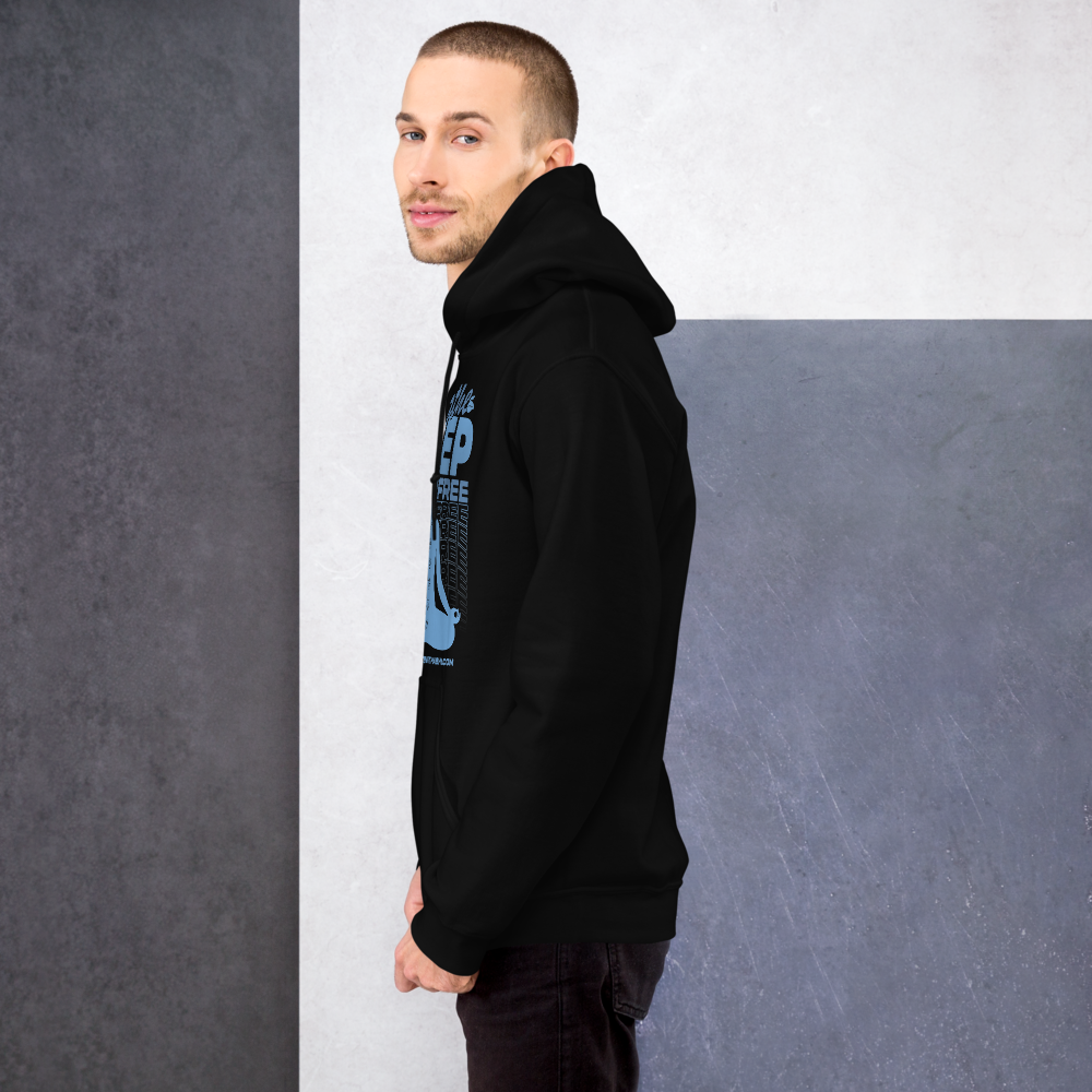 Breathe Deep, Live Free, Unisex Hoodie