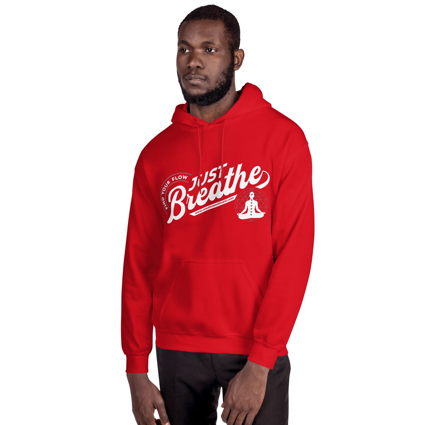 Just Breathe, Find Your Flow - Unisex Hoodie