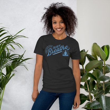 Just Breathe, Find Your Flow - Unisex t-shirt