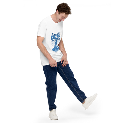 Breathe Deep, Live Free - Unisex t-shirt