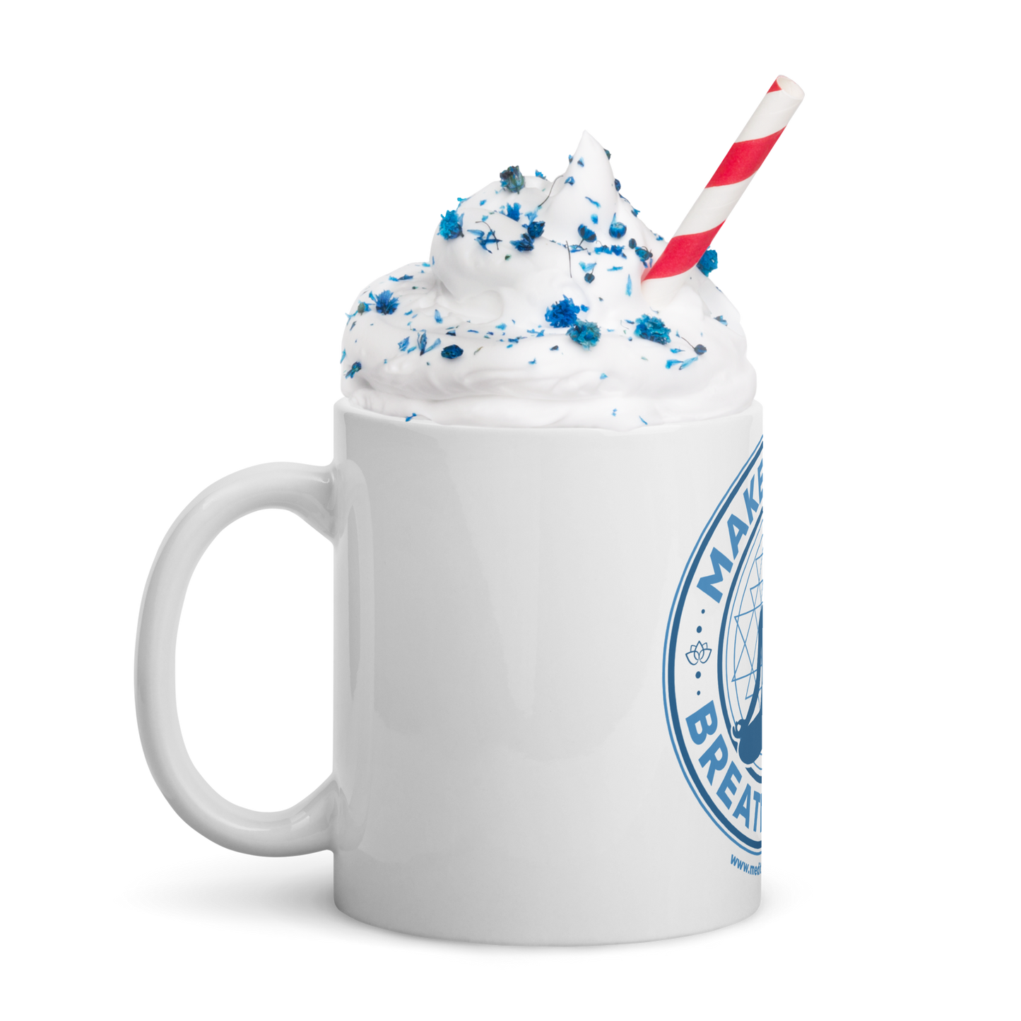 Make Every Breath Count - White Glossy Mug